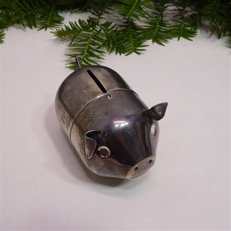 metal box piggy bank|vintage metal piggy banks.